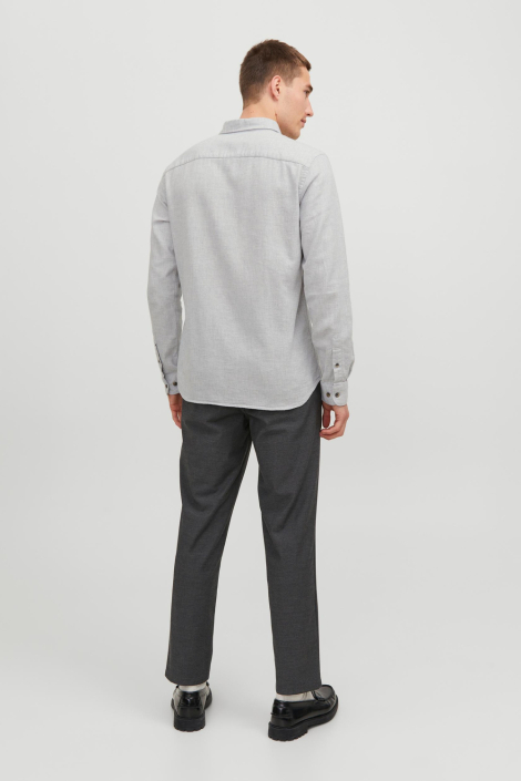 Jack & Jones grijze heren overhemd