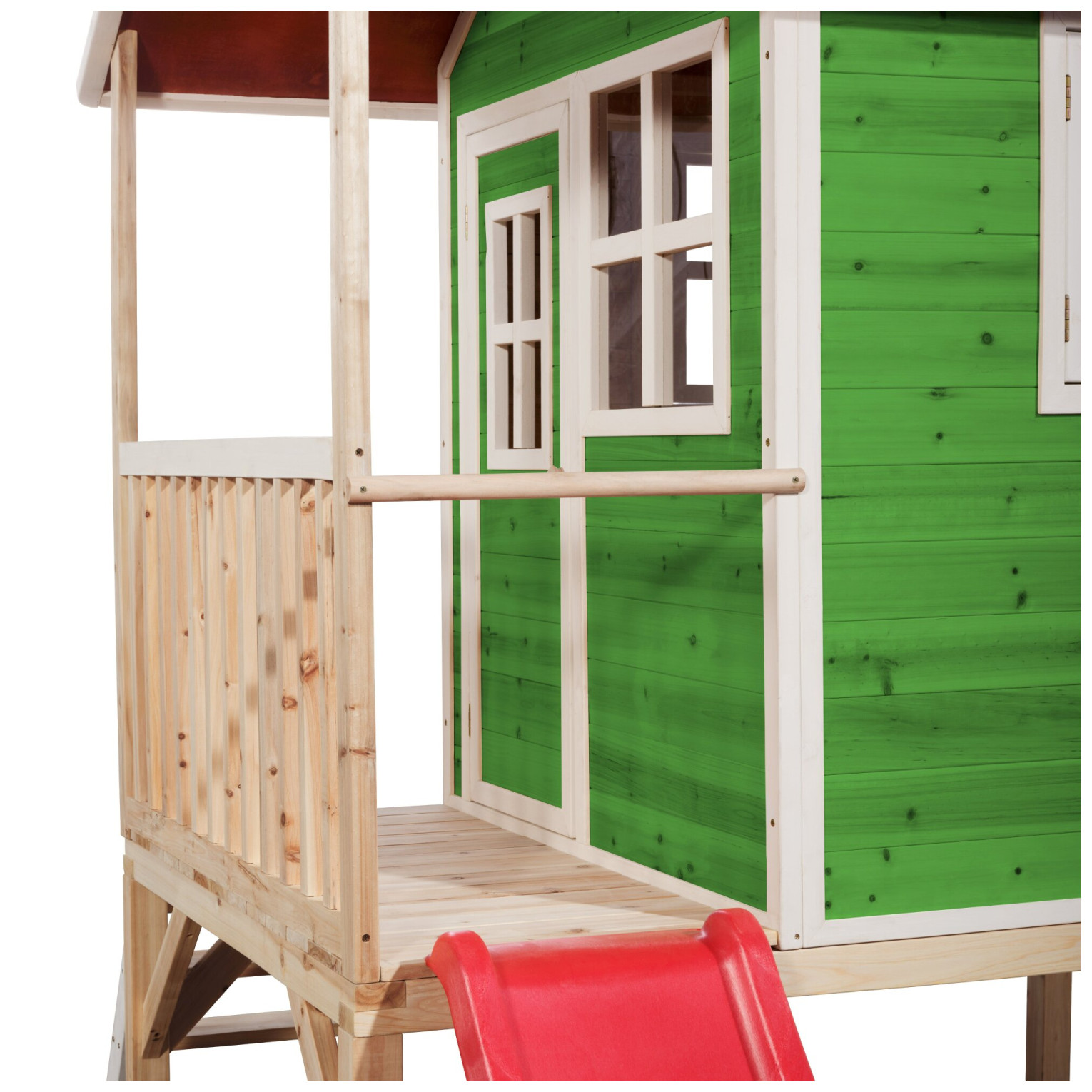 EXIT Loft 300 houten speelhuis - groen