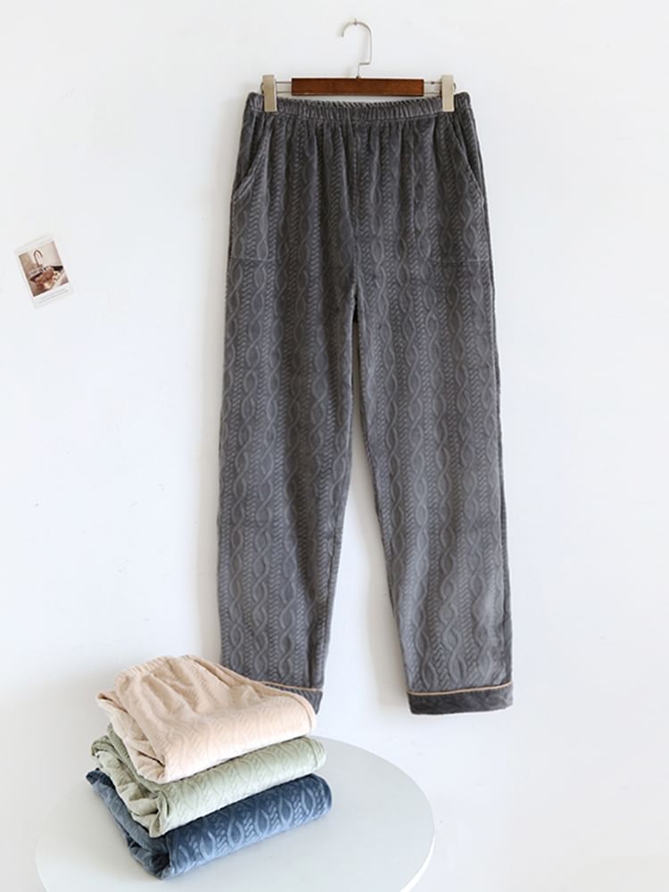 Dogini - Bijpassende effen pyjamabroek voor koppels