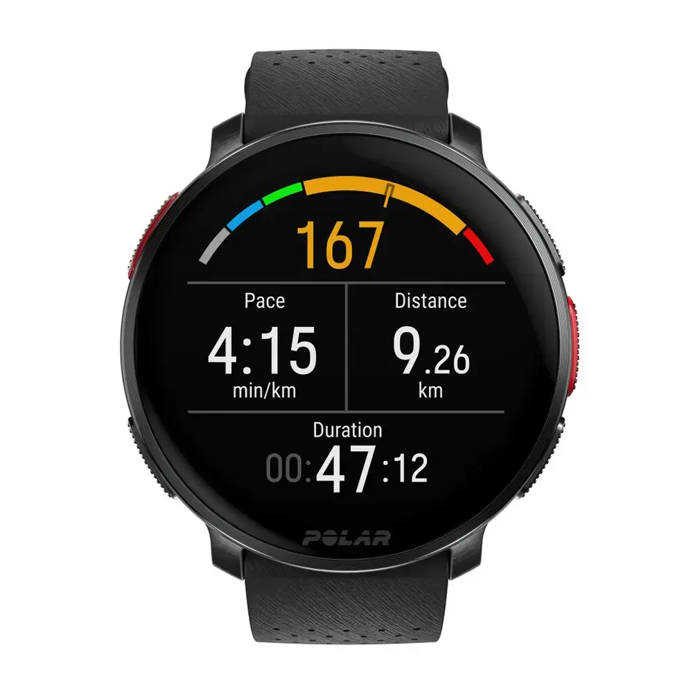 Polar Vantage V3 Sporthorloge Zwart/Zwart S-L