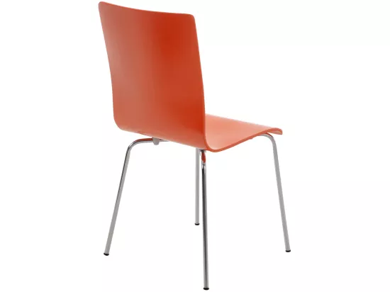 Lot de 8 Chaise de conférence - Bois & Antique - Orange - PEPE
