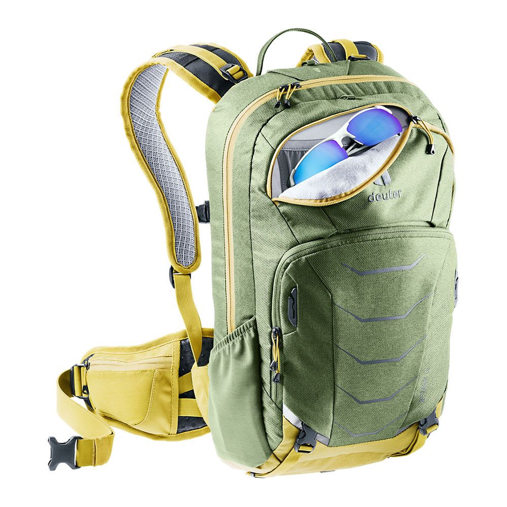 Deuter ATTACK 16L - Sac À dos khaki/turmeric