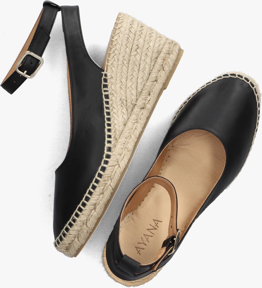 zwarte ayana espadrilles yu669