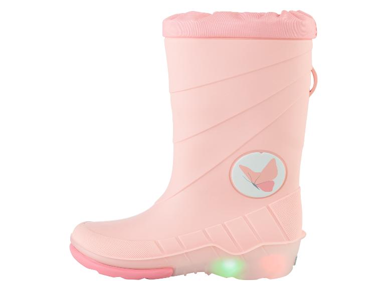 Kinder regenlaarzen met lichtjes