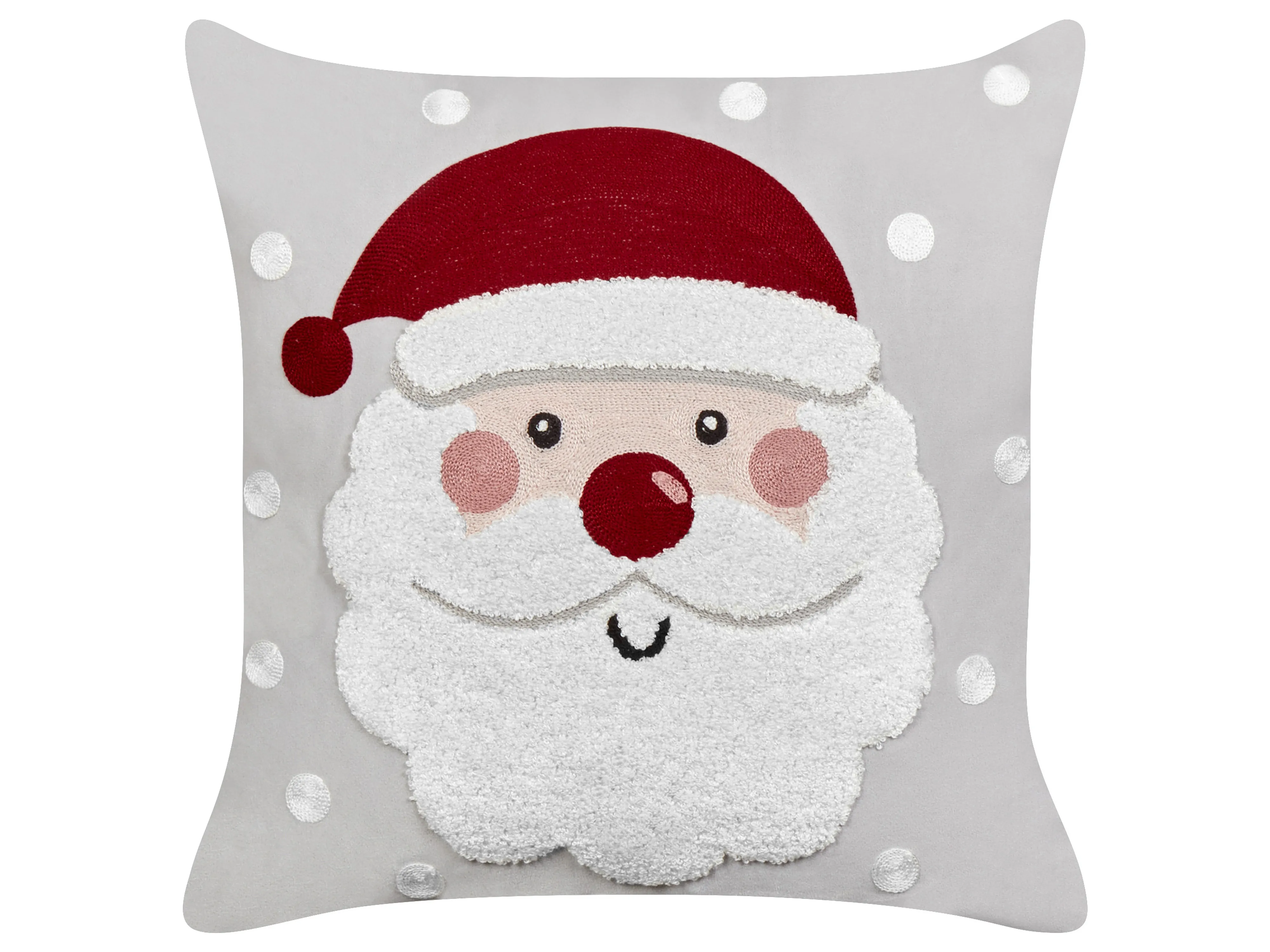 Set van 2 sierkussens SWEETENER Fluweel 45 x 45 cm Grijs