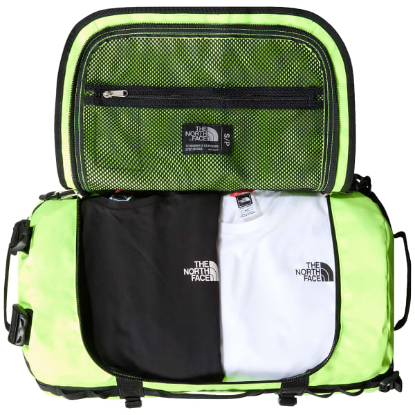 Duffel THE NORTH FACE BASE CAMP DUFFEL S SAFETY GREEN/TNF BLACK SAFETY GREEN/TNF BLACK