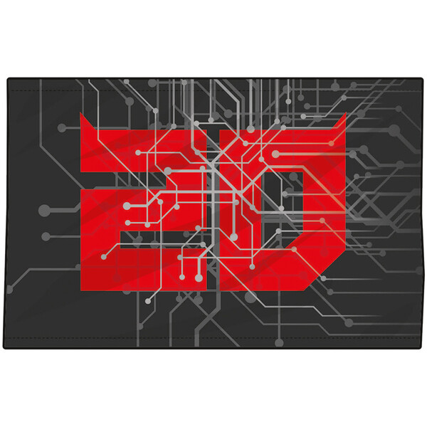 Fabio Quartararo - Drapeau Cyber 20 Noir / Rouge