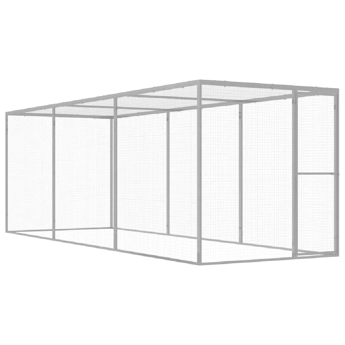 VidaXL Cage pour chat - 4,5x1,5x1,5 m