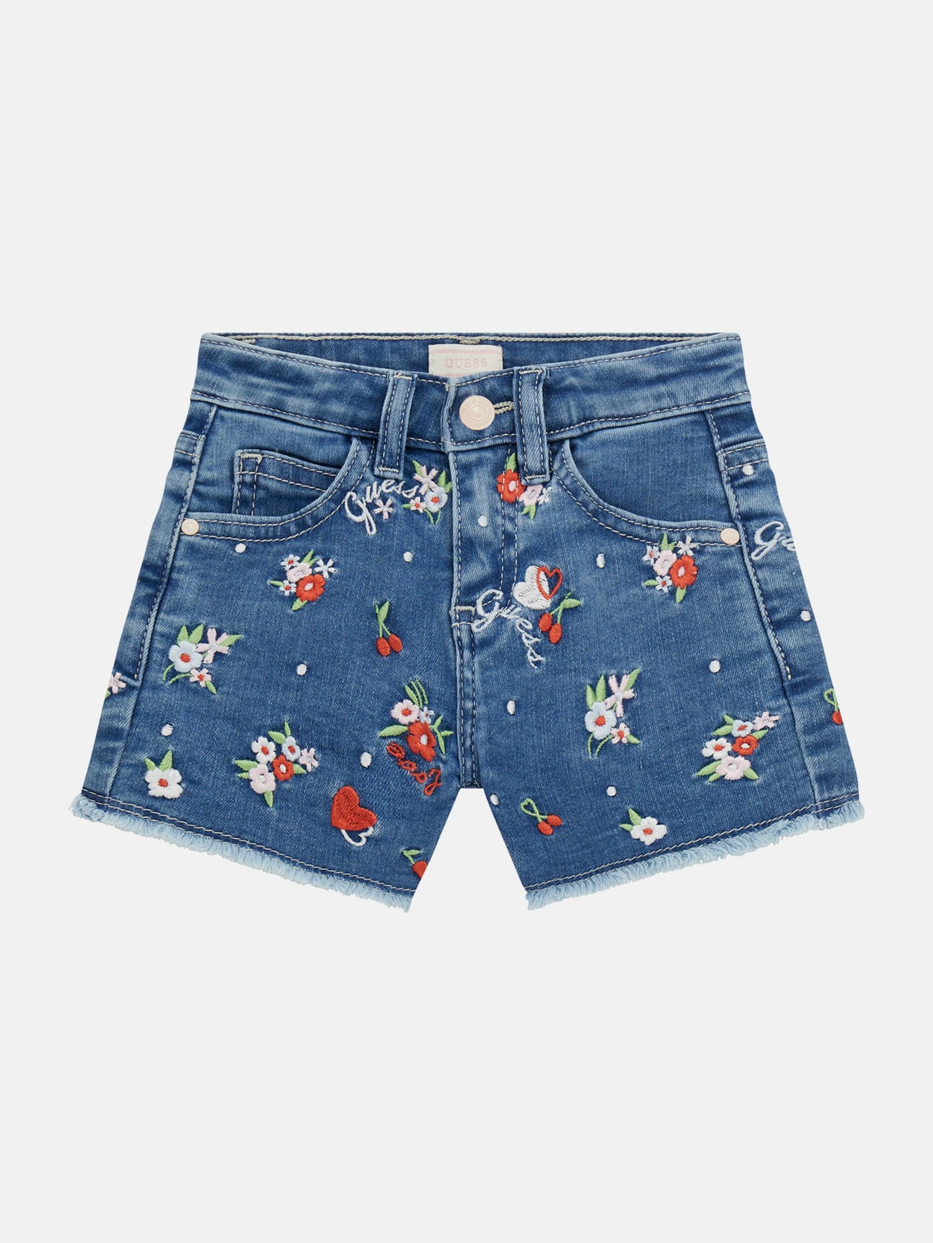 Shorts jeans bordados (3M-7)