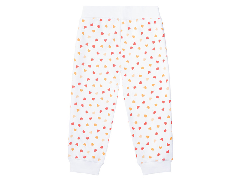 Meisjesjoggingbroek, 2 stuks, met hoog katoengehalte