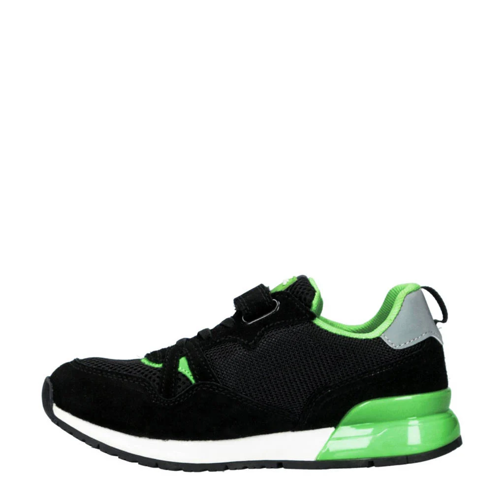 REPLAY Shoot jr 11suède sneakers zwart