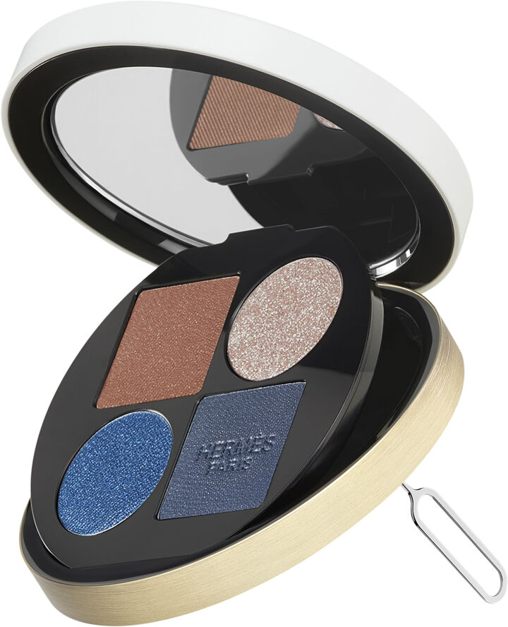 HERMÈS Ombres d'Hermès, powder quartet for the eyes, Ombres Marines