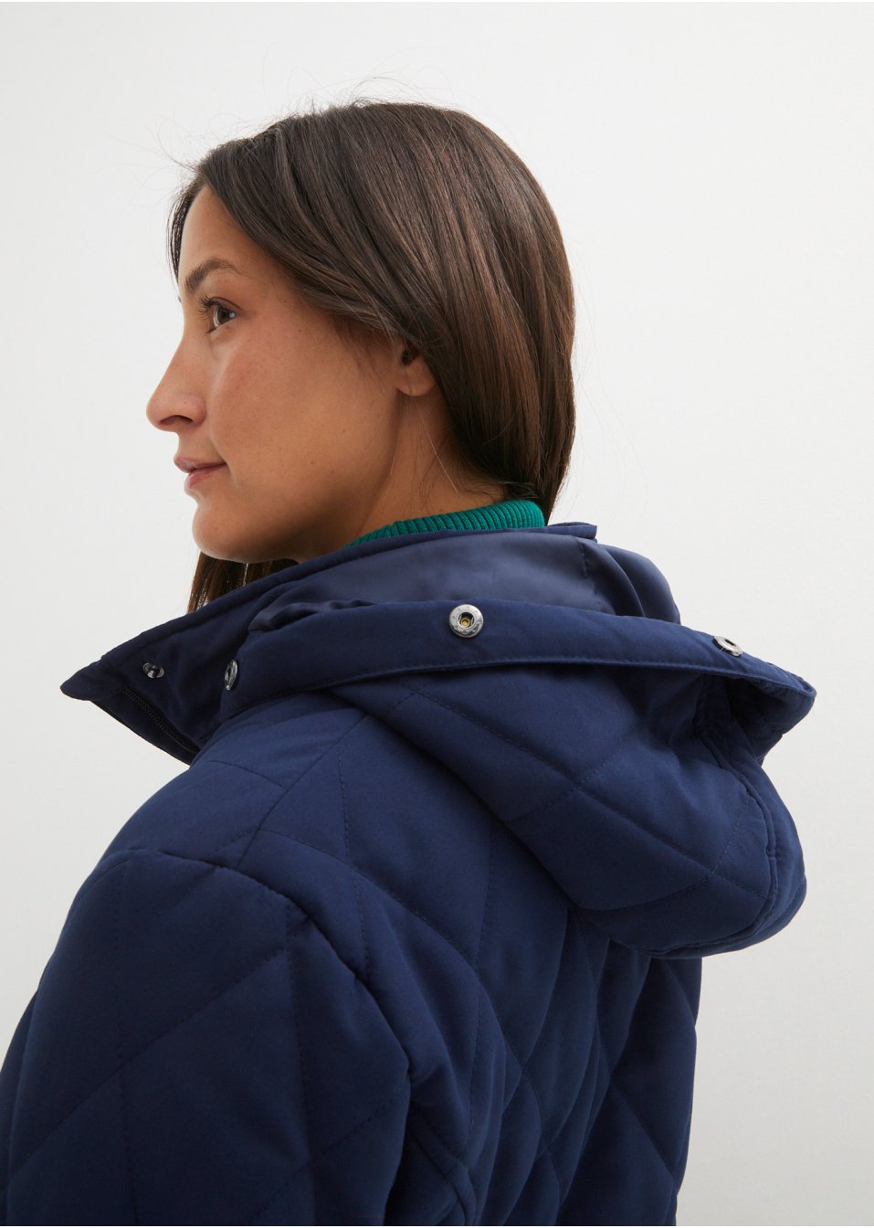 Parka matelassée de grossesse et de portage
