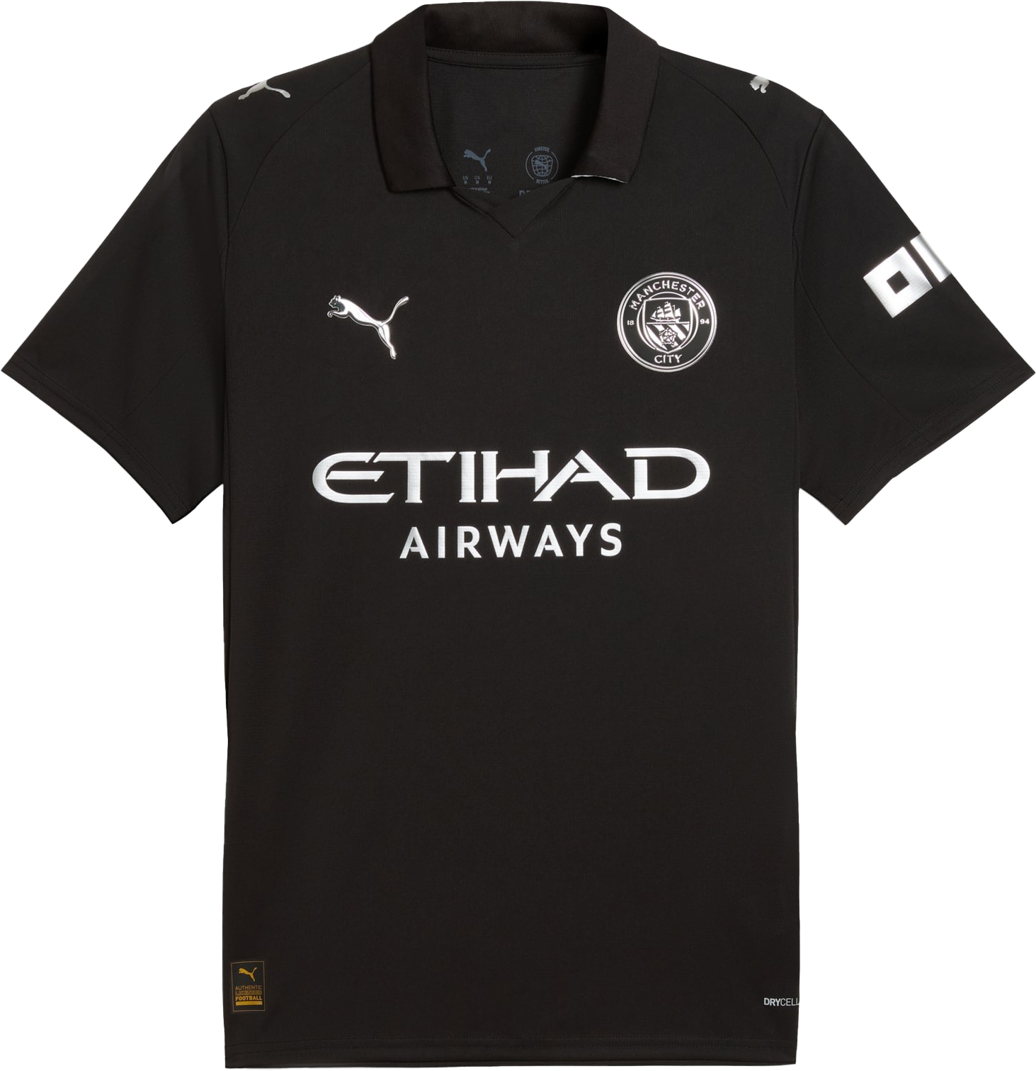Manchester City 25/26 Bortedrakt Herre Puma Black