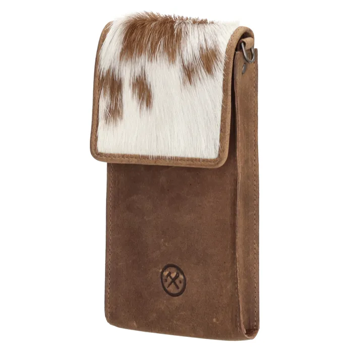 Hide & Stitches Yellowstone Telefoontasje Vacht Bruin