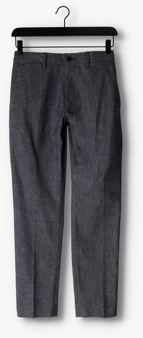 TOMMY HILFIGER donkerblauwe tommy hilfiger pantalon bleecker fake solid wool look