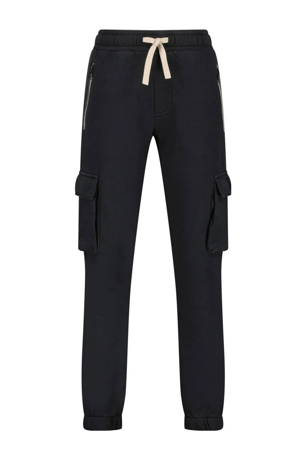 Vingino loose fit cargobroek Sombat zwart