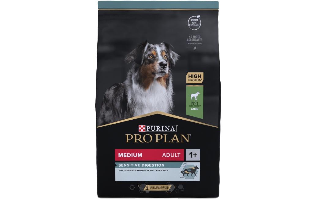 Trockenfutter M Adult Sensitive Digestion Lamm, 3 kgAlleinfutter für mittelgrosse Hunde