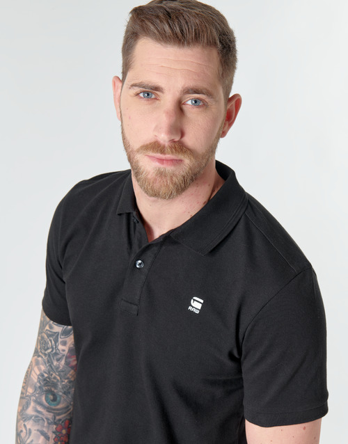 G-Star Raw - DUNDA SLIM POLO SS - Noir