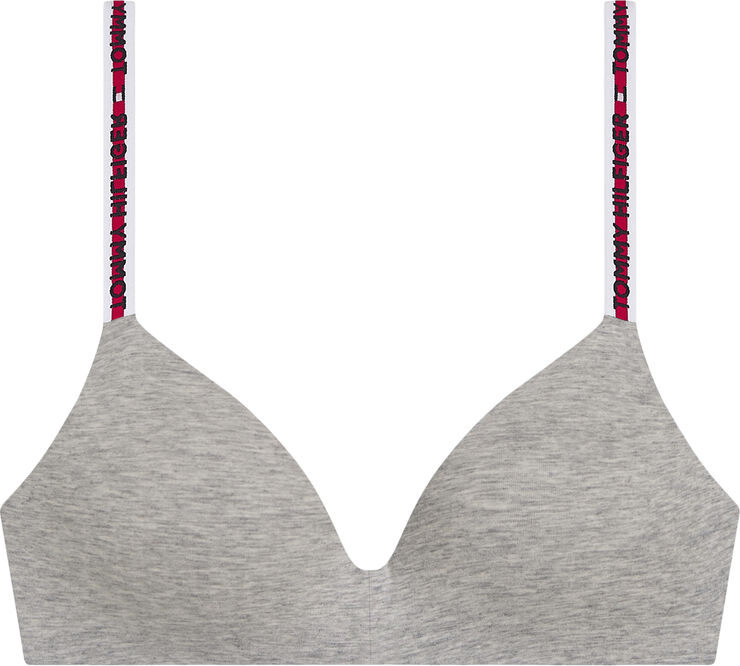 Tommy Hilfiger LIGHTLY LINED TRIANGLE BRA Mid grey heather