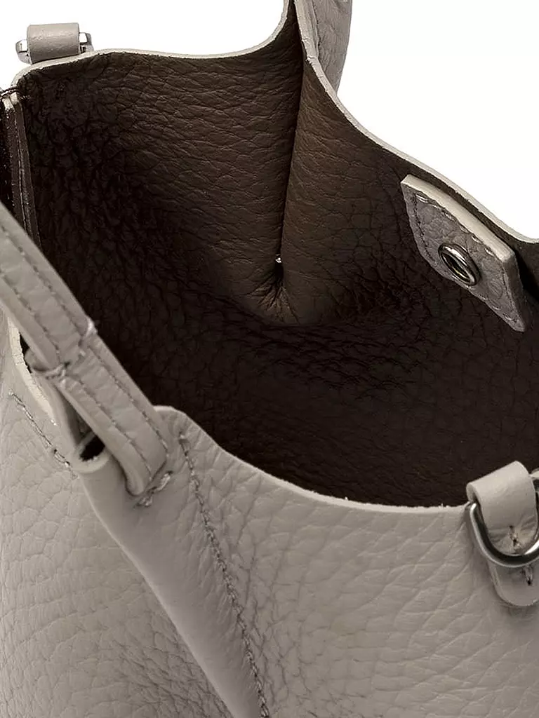 GIANNI CHIARINI Ledertasche - Hobo Bag DUA Small hellgrau