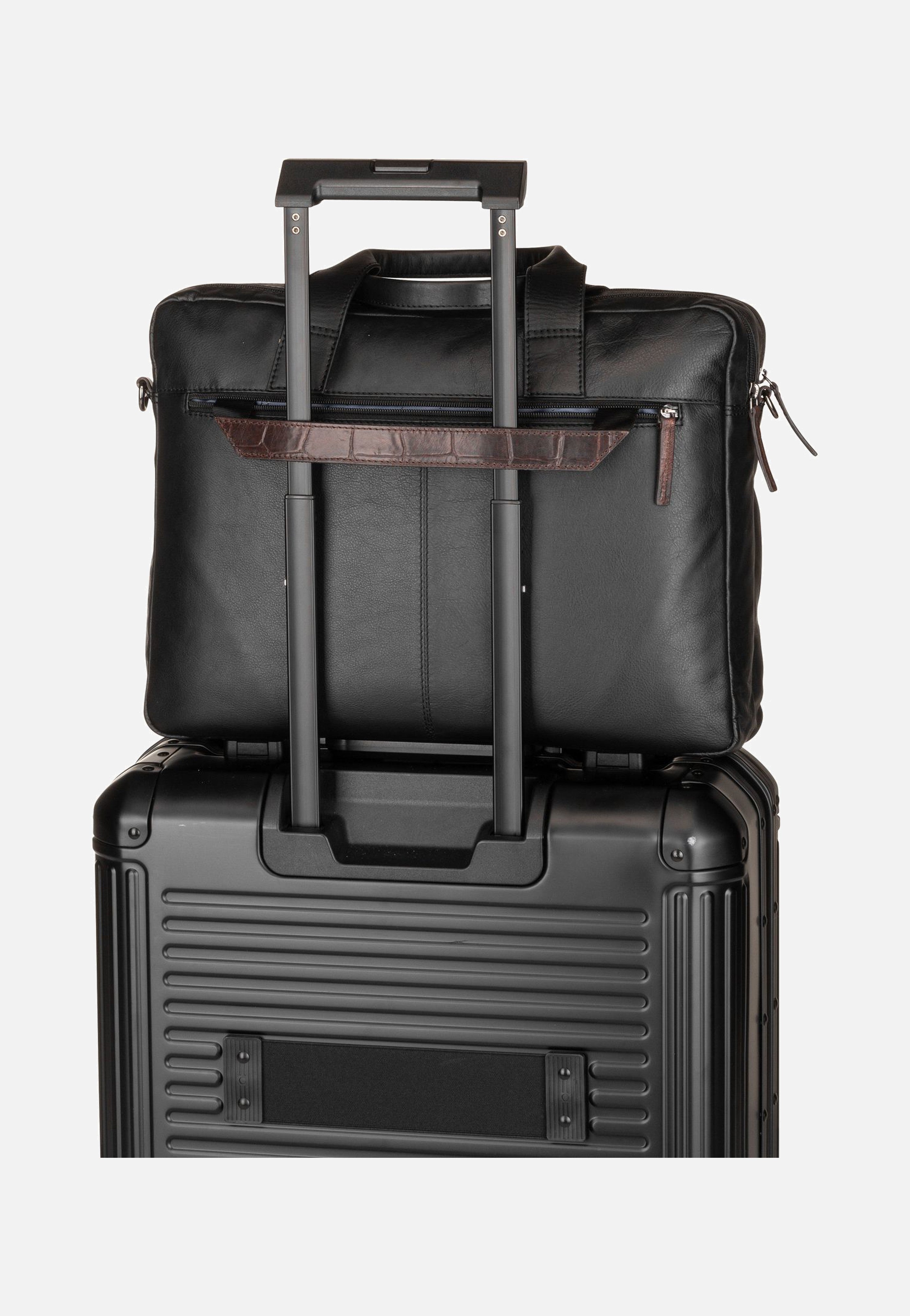 Corso DeLuxe 1659 Schwarz - Aktentasche