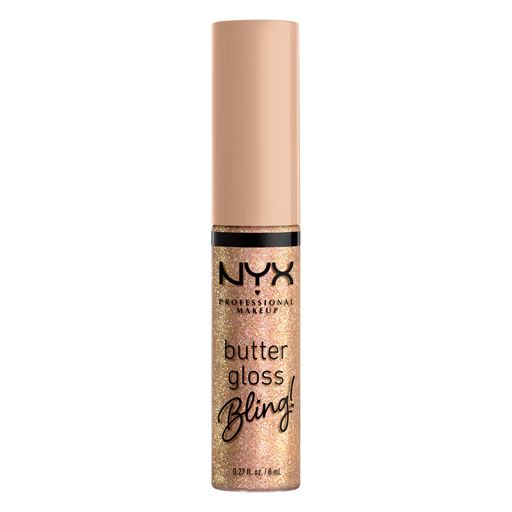 NYX Professional Makeup Butter Gloss Bling Lipgloss, 01 Bring The Bling