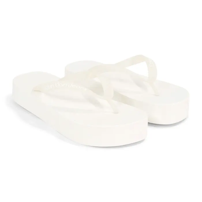 Calvin Klein Flatform Logo Teenslippers Dames
