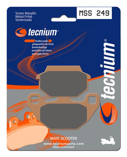Plaquettes de freins Tecnium Maxi Scooter métal fritté - MSS249