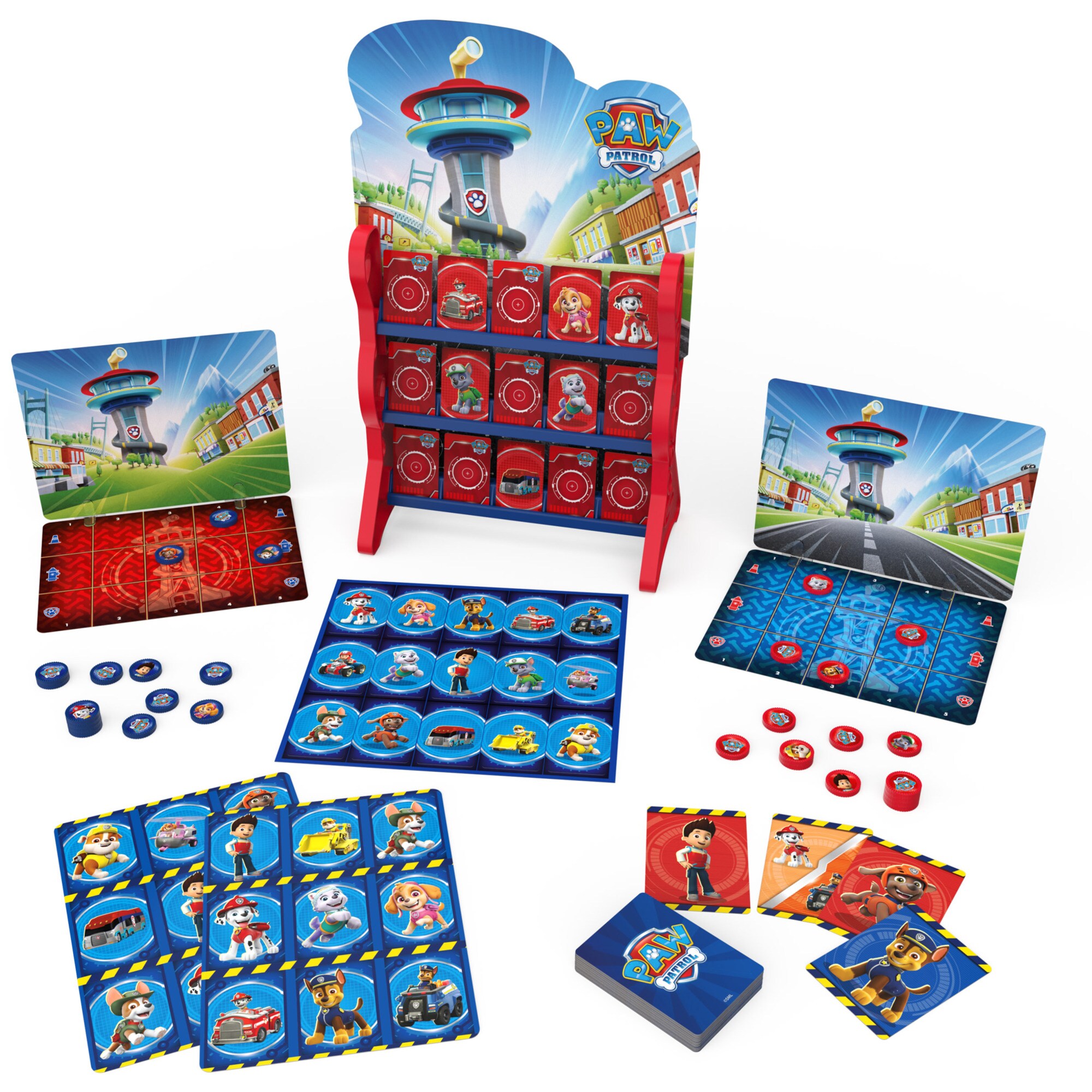 Spin Master Gesellschaftsspiel Paw Patrol: Games HQ - Spielesammlung