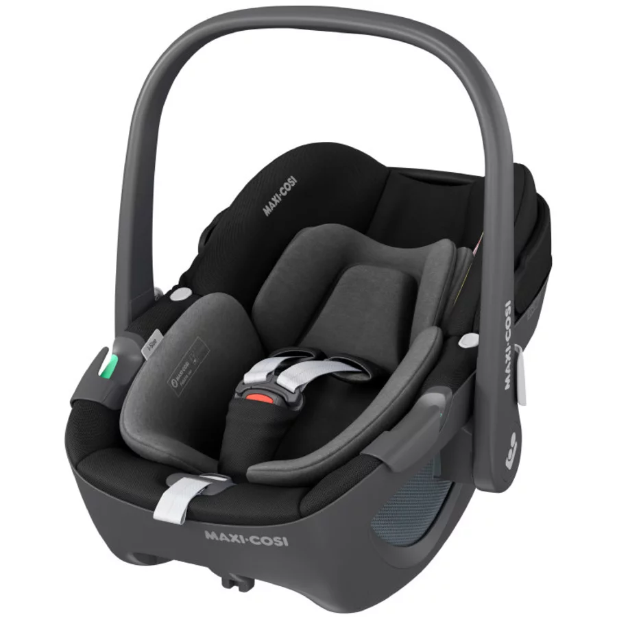 MAXI COSI Set Babyschale Pebble 360 Essential Black plus Basisstation FamilyFix 360