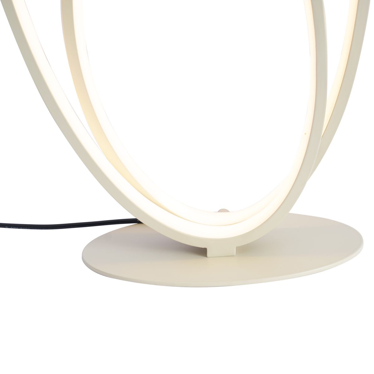 Design tafellamp beige incl. LED 3-staps dimbaar - Boomerang