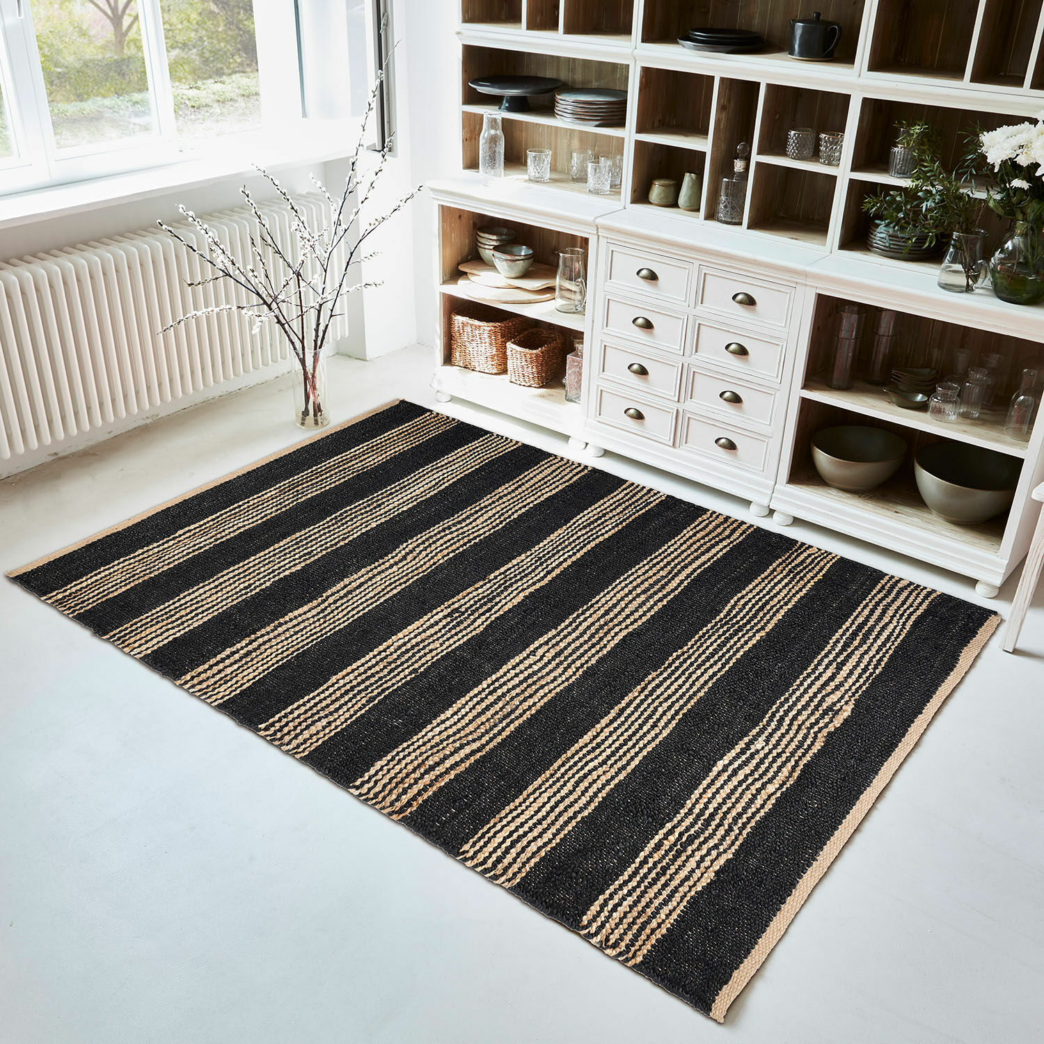 Teppich Géraldine 170x240 cm | schwarz/braun