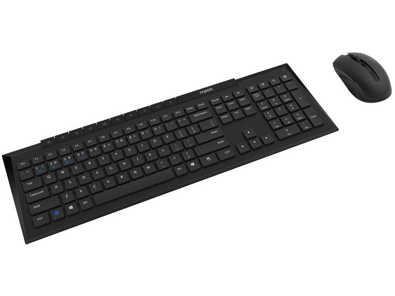 Rapoo Tastatur-Maus-Set 8210M Optical Set Tastatur-Maus-Set mit drahtloser Multimodus-Verbindung