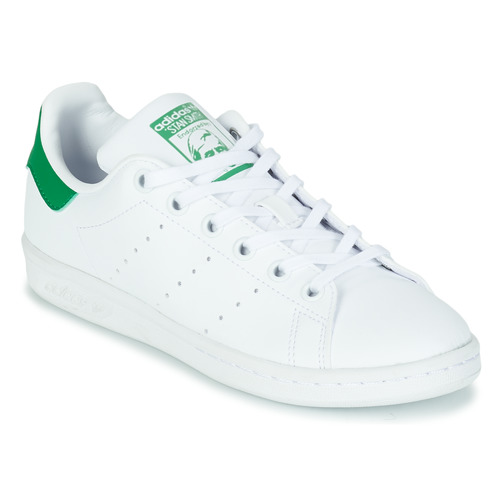 adidas Originals - STAN SMITH J ECO-RESPONSABLE - Blanc / Vert