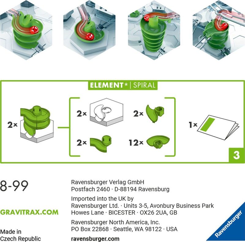 GraviTrax - Element-spiraal - Knikkerbaan