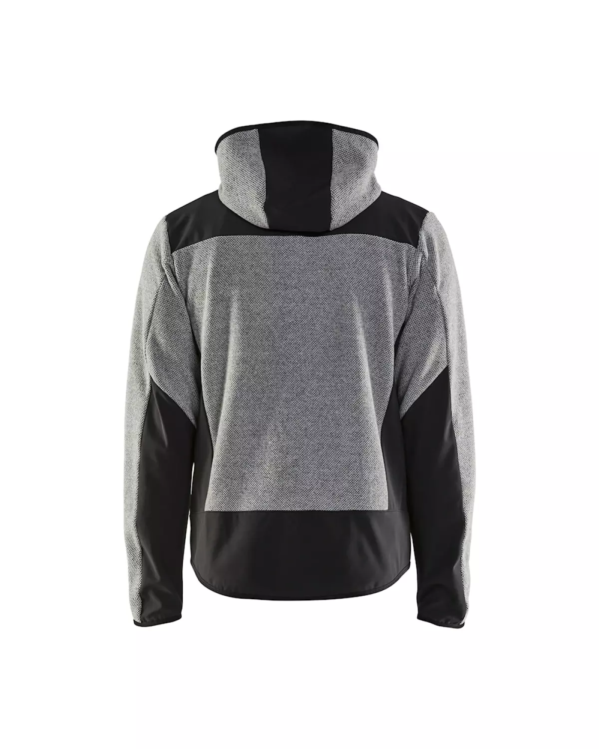 Blåkläder 594025369099S Gebreid jack met softshell - Grijs mÃªlee/Zwart - S