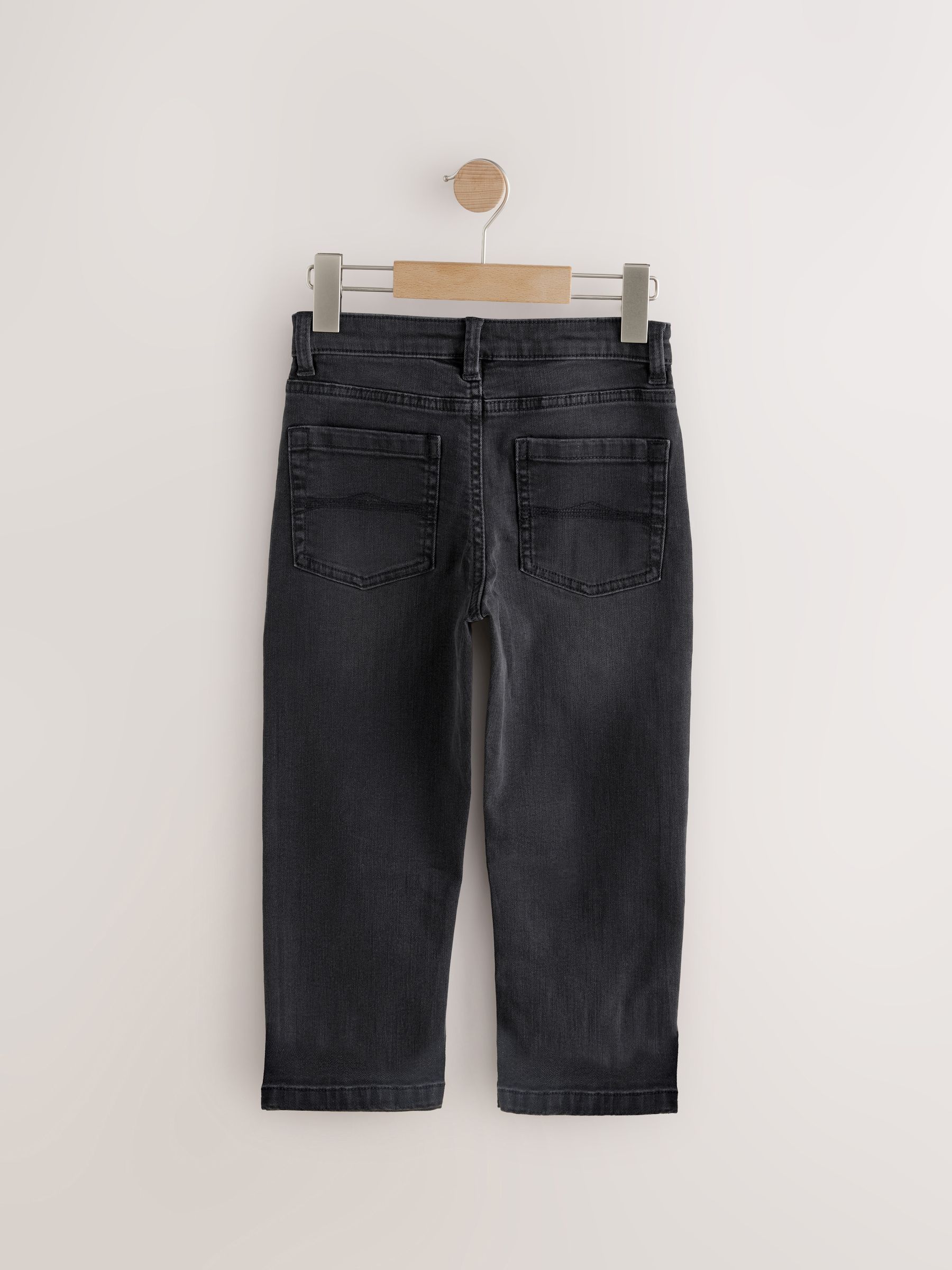 Zwarte wassing - Stretchjeans (3-17jr)