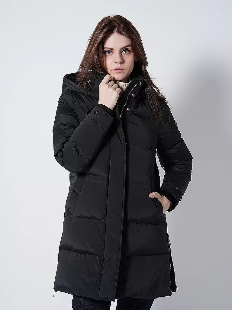 WOOLRICH Daunenmantel ALSEA schwarz