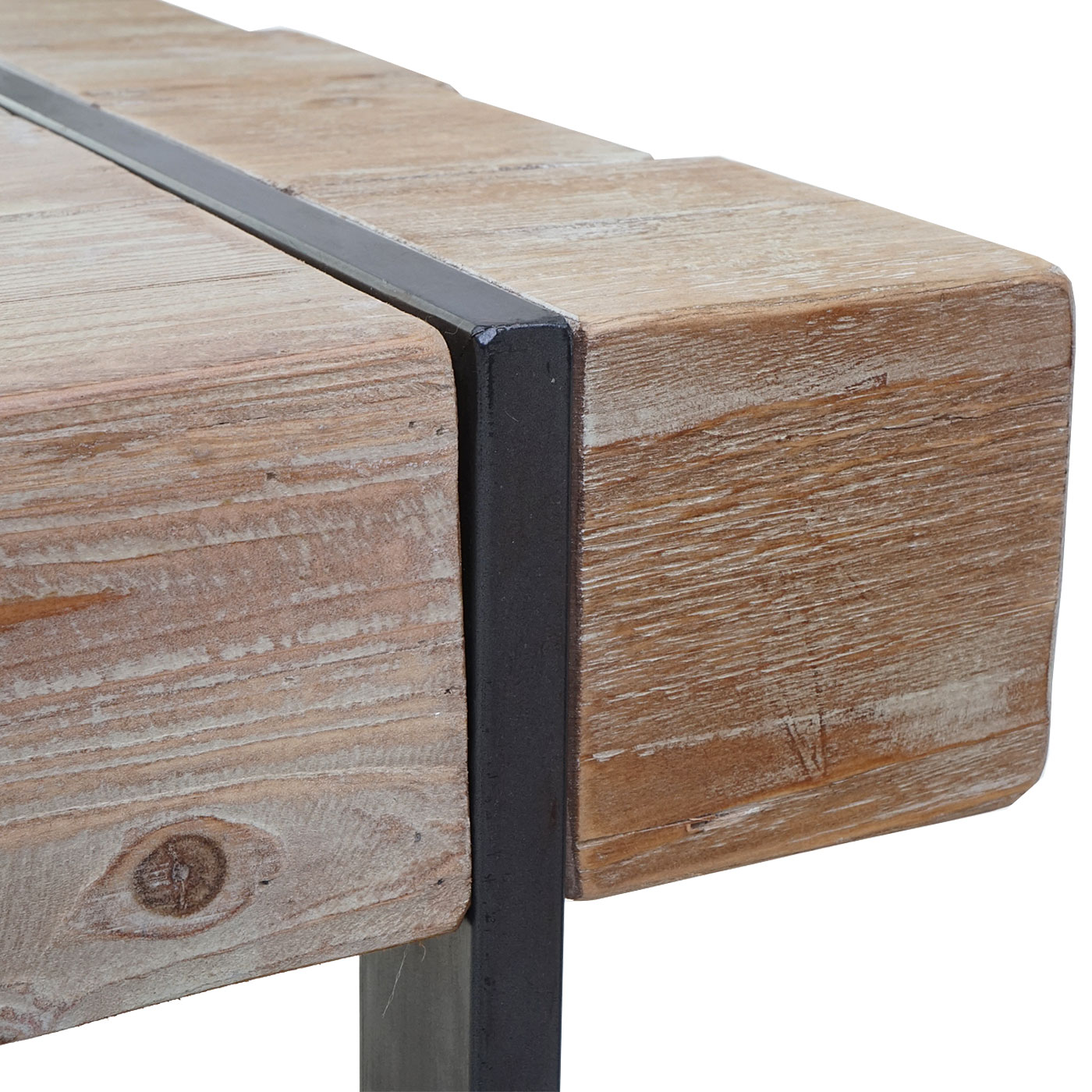 Esszimmergarnitur MCW-A15, Esstisch + 1x Sitzbank, Tanne Holz rustikal massiv MVG-zertifiziert ~ naturfarben 160cm