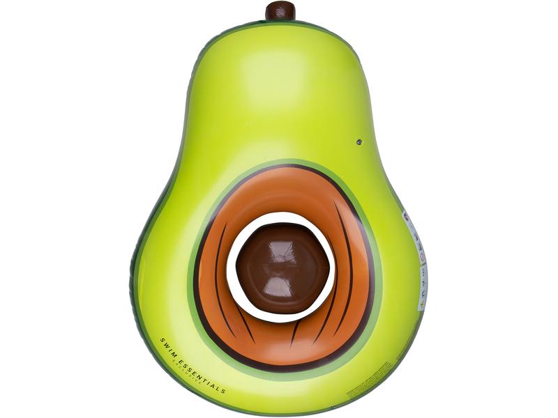 Swim Essentials Luftmatratze Avocado Aufblasbare Luftmatratze mit Strandball