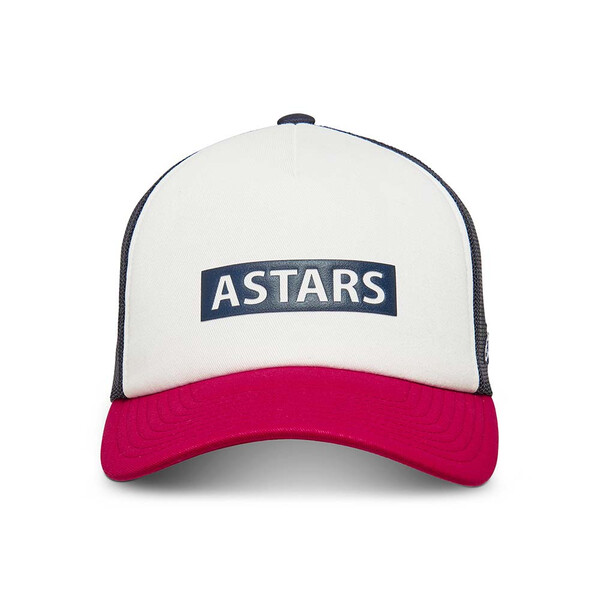 Alpinestars - Casquette Clarified Foam Trucker Blanc / Rouge / Navy