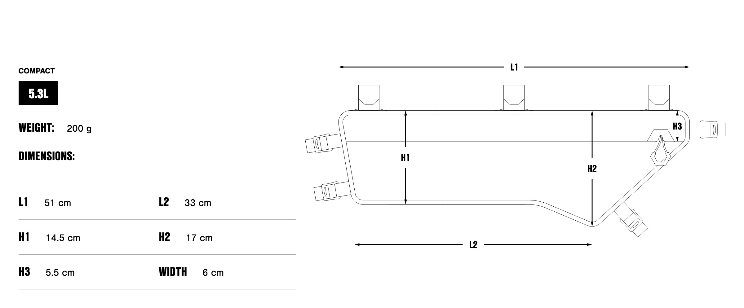 Expedition Frame Pack (5.3L)