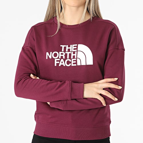 Sweat Crewneck Femme Drew Peak Bordeaux