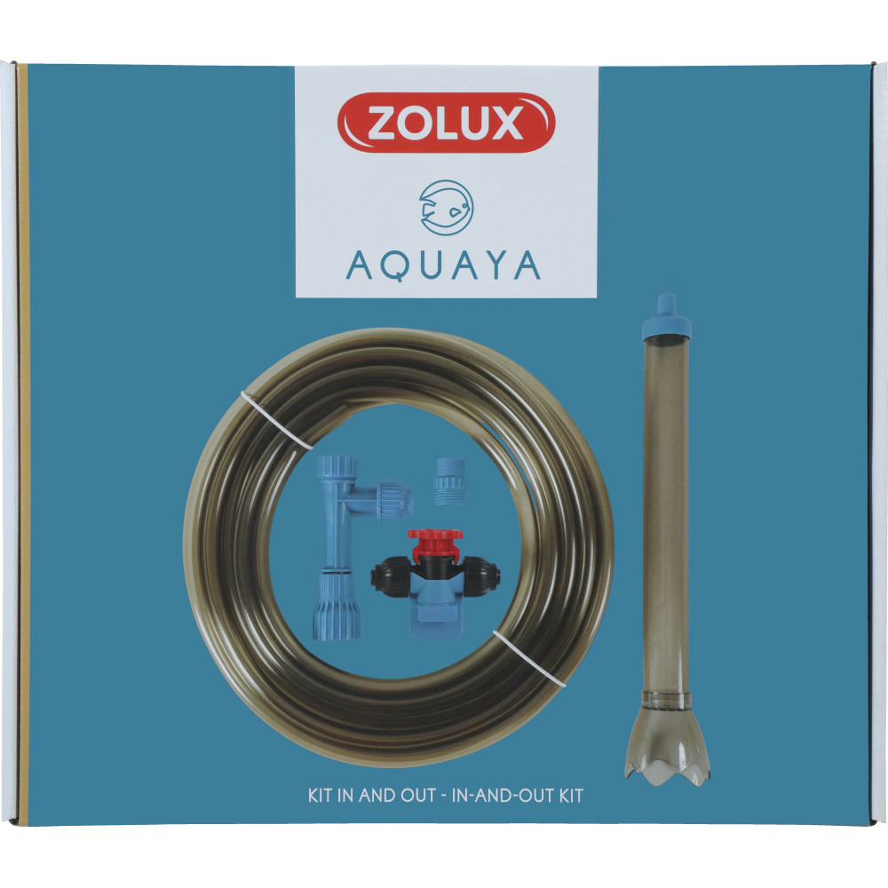 Kit siphon in and out permet de siphonner et remplir votre aquarium