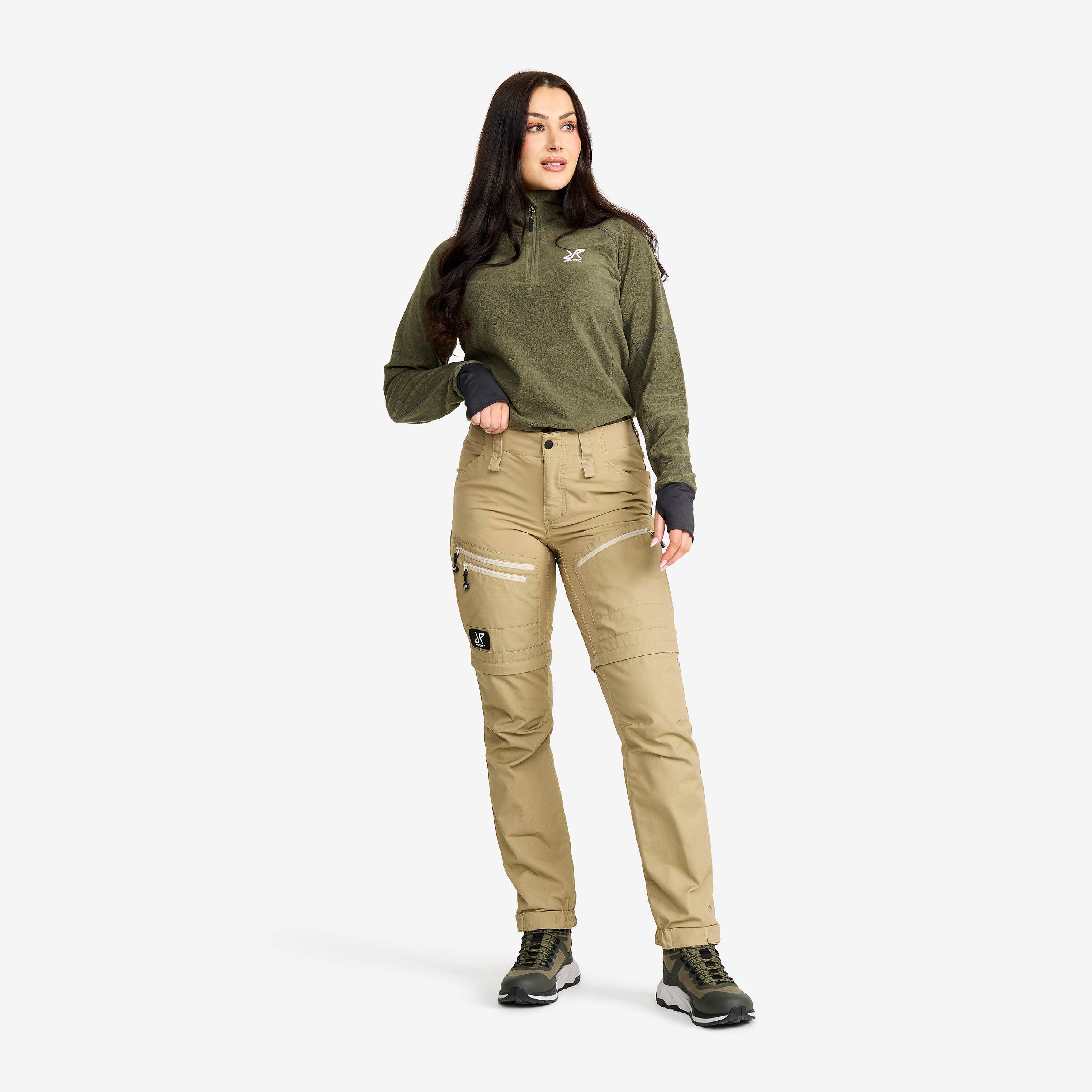RVRC GP Pro Zip-off Pants Dame Khaki