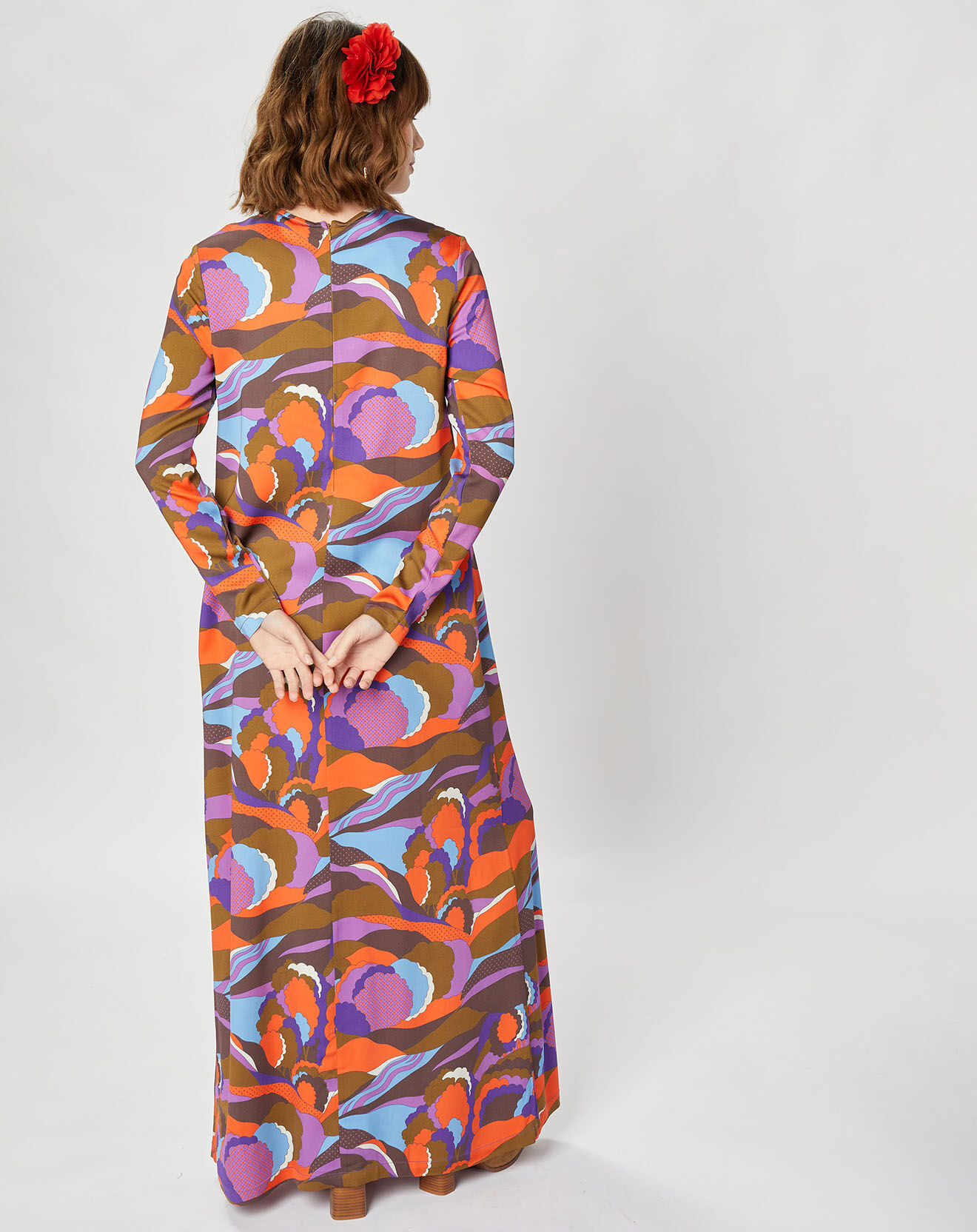 Manoush Robe longue Caftan Purple Country Pop lilas