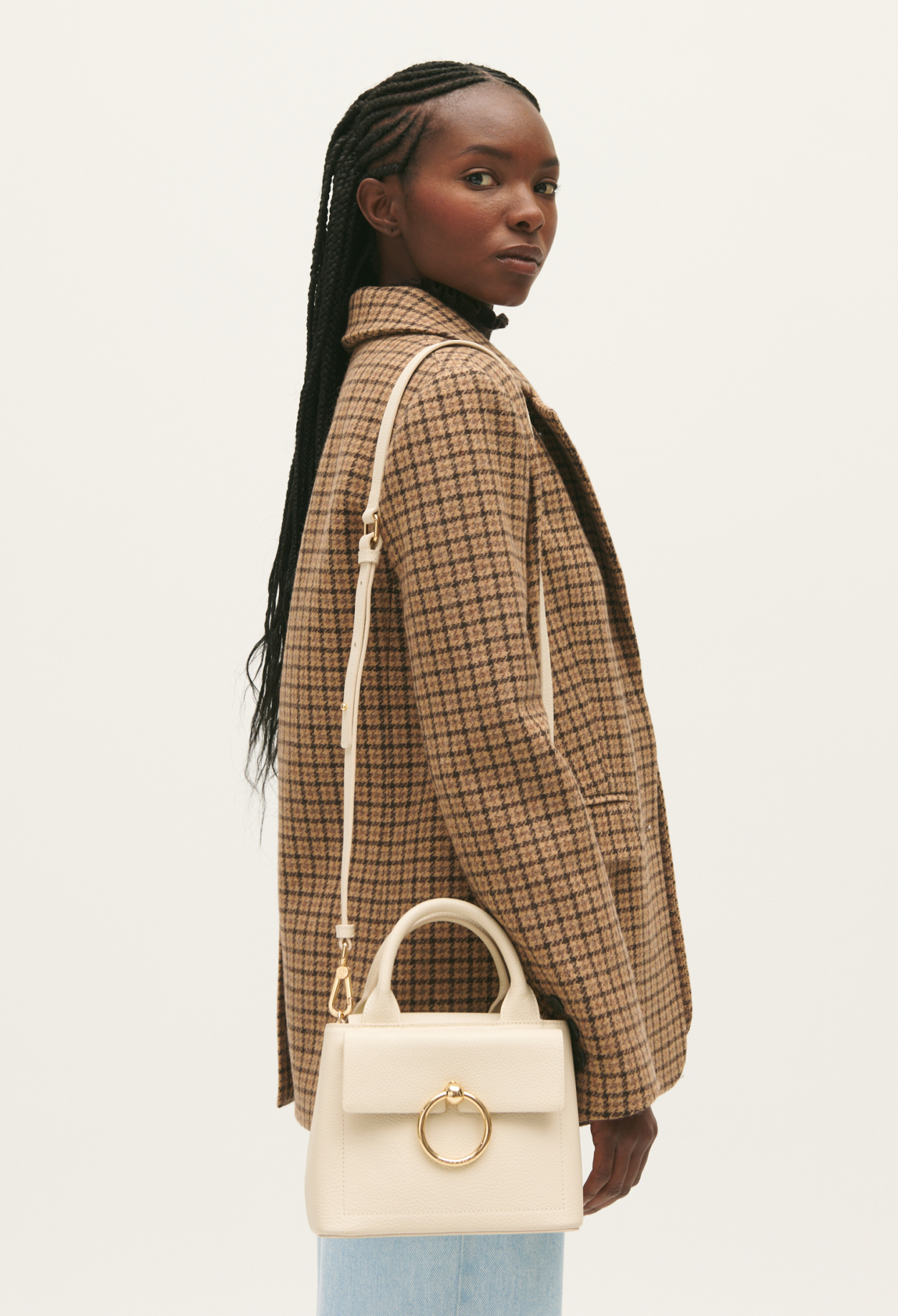 Sac Anouck mini cuir graine