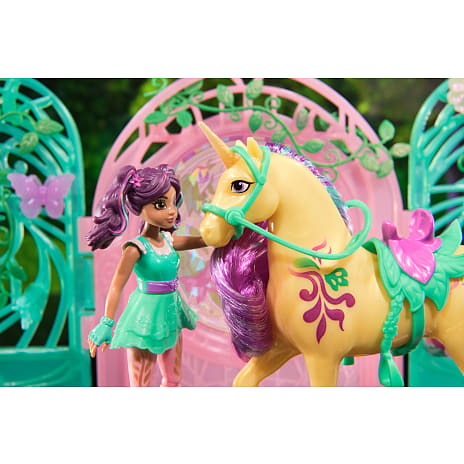 Unicorn academy Ava og Leaf dukke og hest