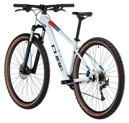 VTT Semi-Rigide Cube Aim SLX Shimano Alivio/Altus 9V 29'' Blanc Bleu
